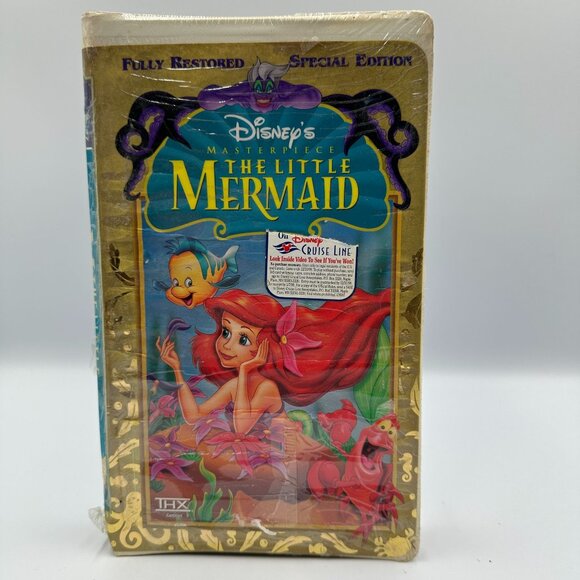 Disneys The Little Mermaid VHS 1998 Fully Restored Special Edition Factory Seale - Picture 1 of 2